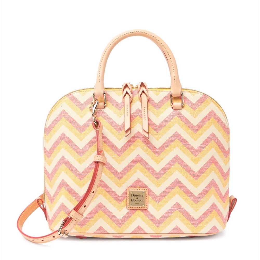 Dooney & Bourke Zip Zip Chevron Satchel